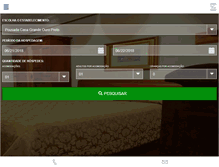 Tablet Screenshot of hotelpousadacasagrande.com.br